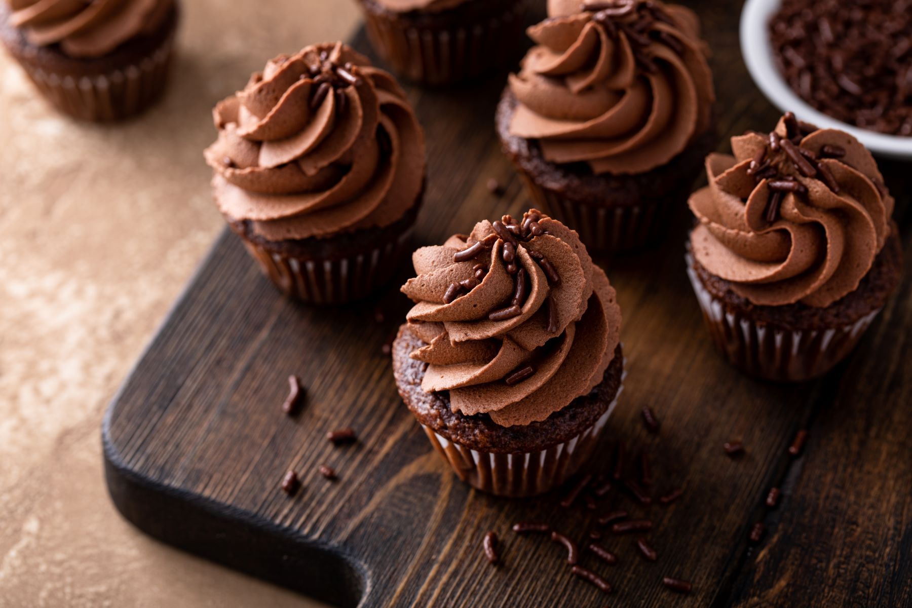 Chocolate Chip Pumpkin Cupcakes image