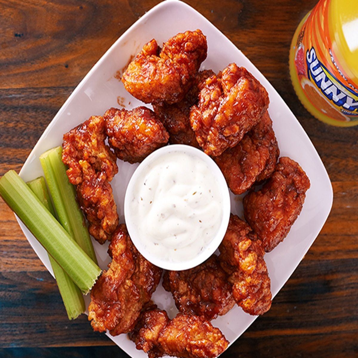 Sunny D’s Famous Wings - Sunny D Recipe |  |