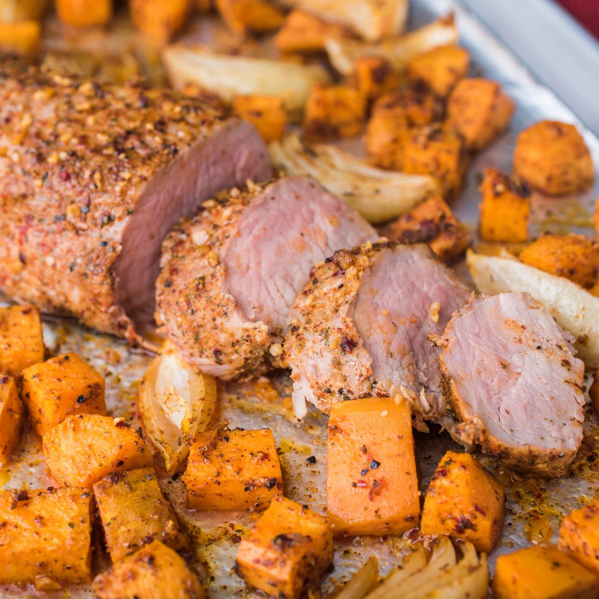 Bourbon Pork Tenderloin & Vegetables - McCormick® Recipe |  |