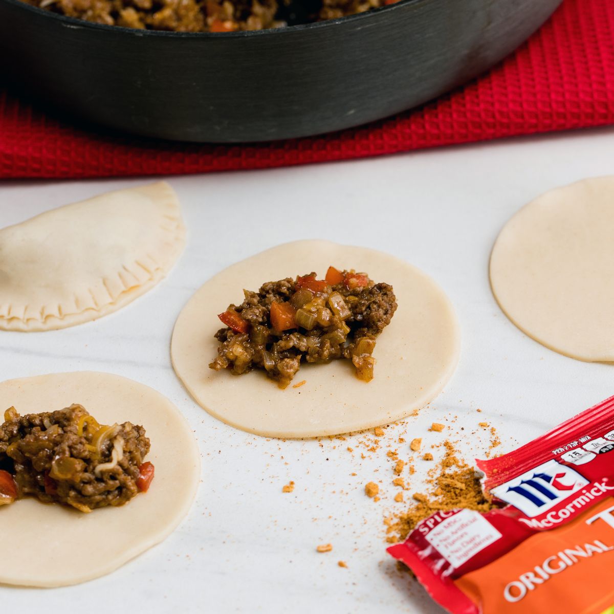 Cheesy Taco Empanadas - McCormick® Recipe |  |