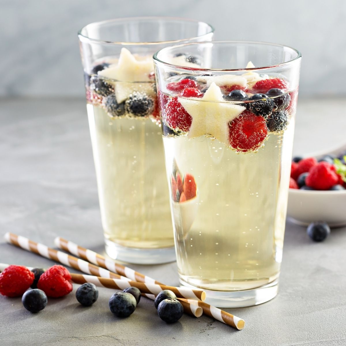 Sparkling Red, White &amp; Blue Sangria - Urban Meadow® Recipe |  |