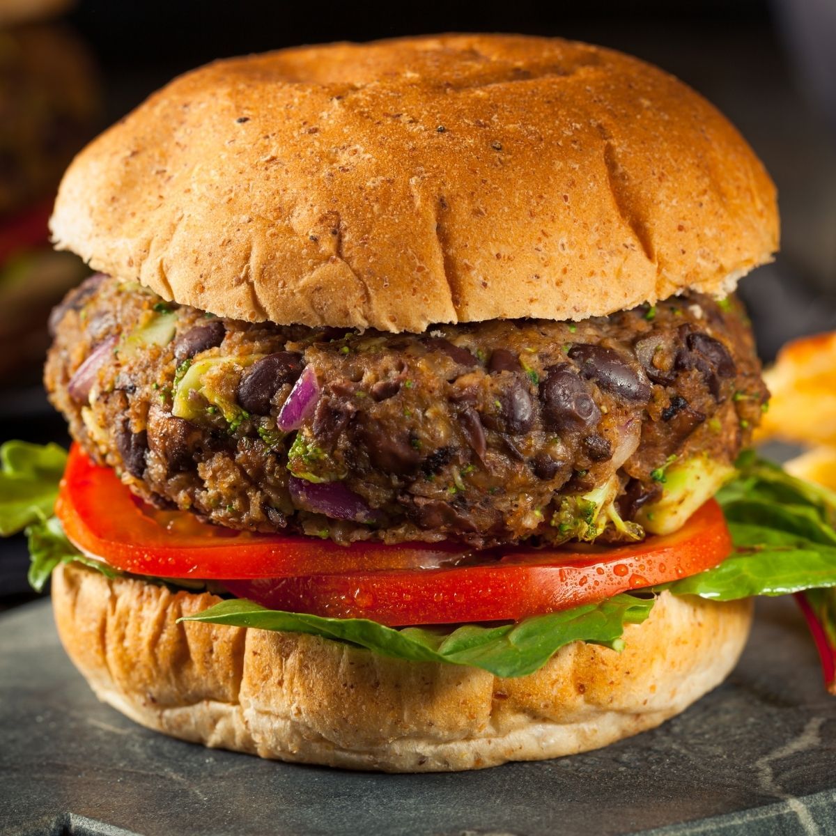 Smokey BBQ Black Bean Burger- Urban Meadow® Recipe |  |