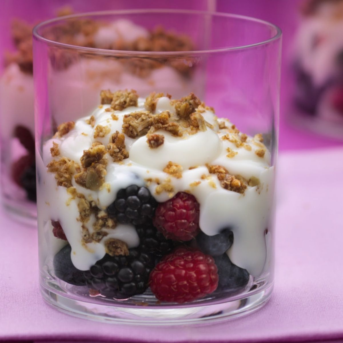 Mixed Berry Cream Parfaits - Yoplait® Recipe |  |