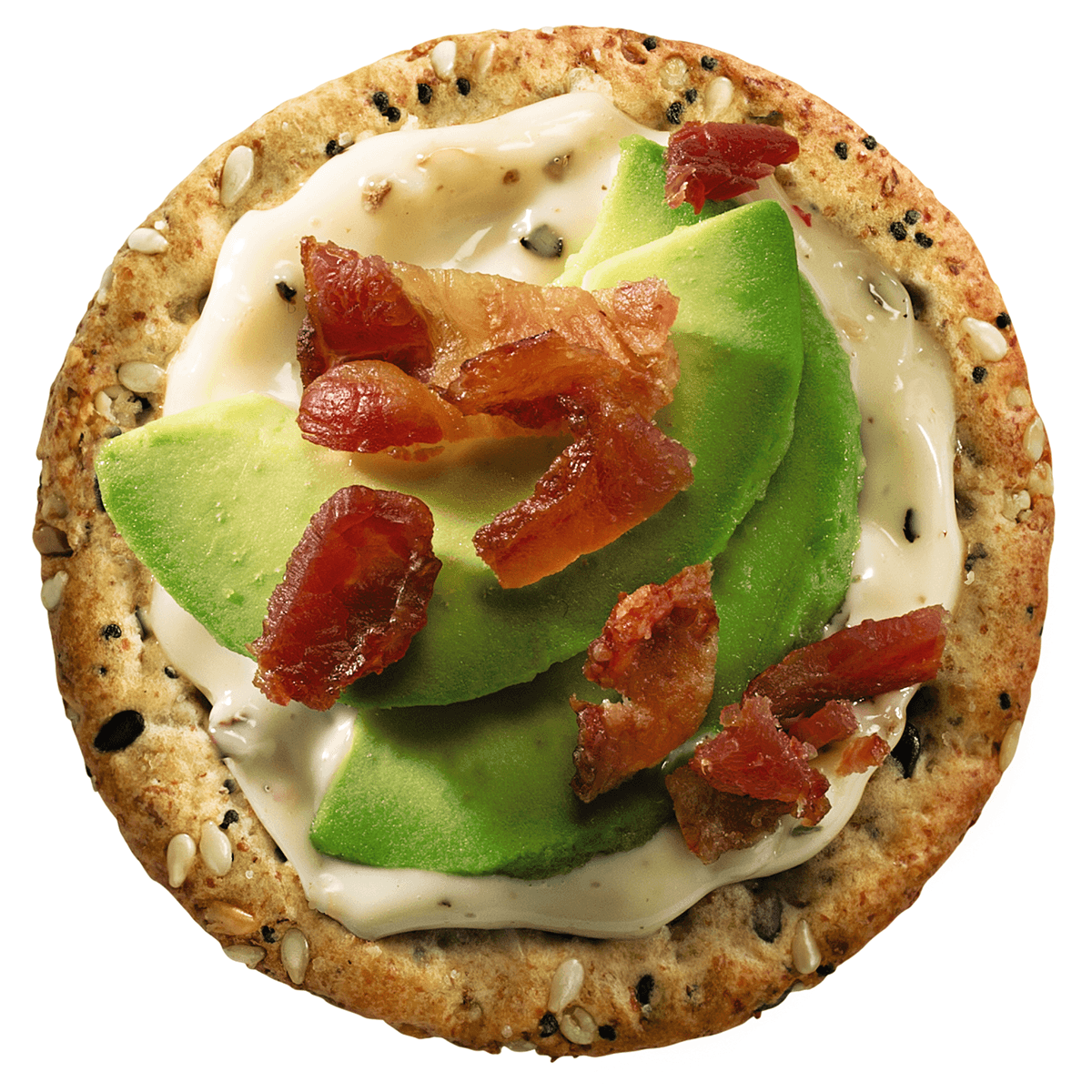 Bacon Bits, Avocado and Ranch Dip Snack - Dare Recipe |  |