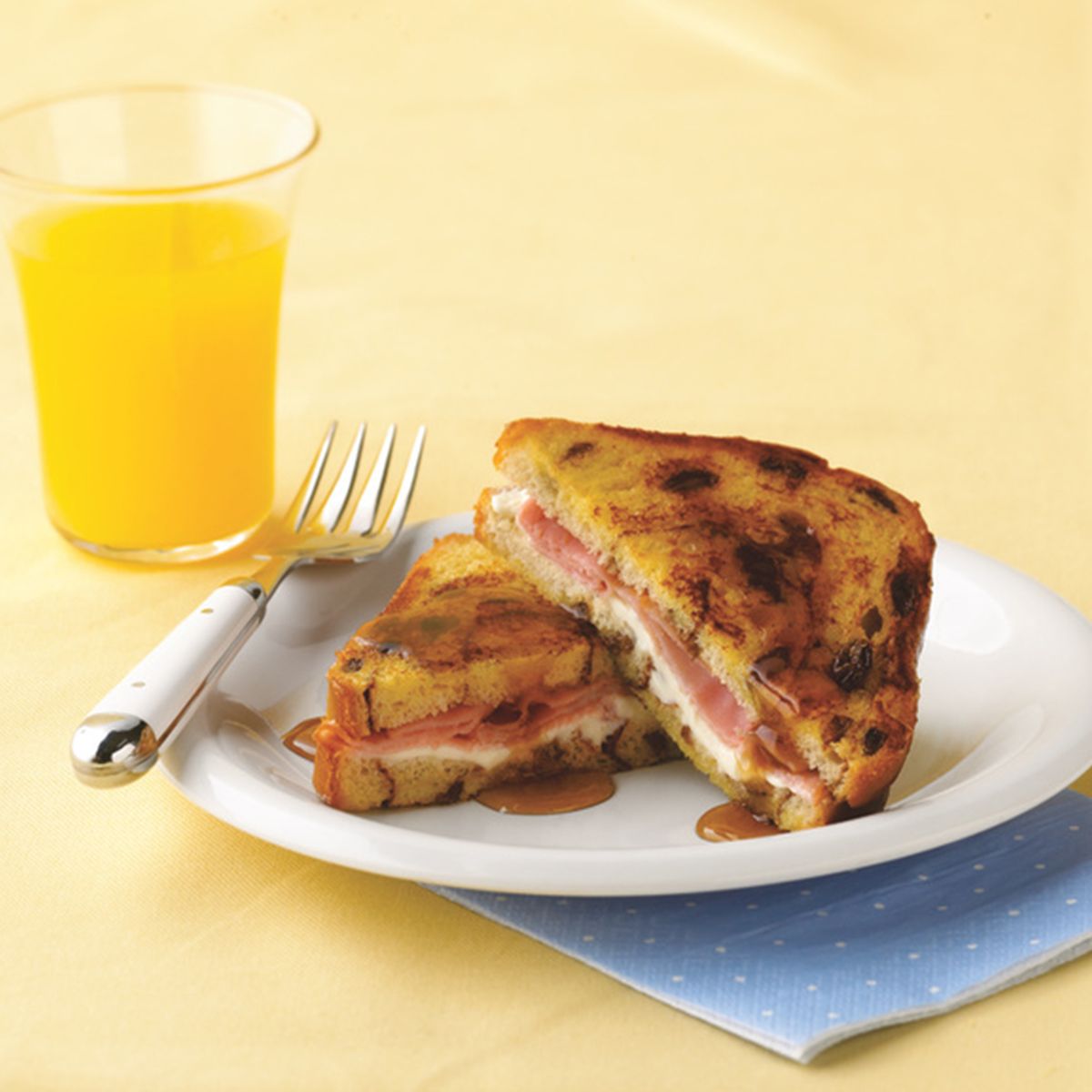 Ham and Cheese Stuffed French Toast - KraftHeinz Recipe |  |