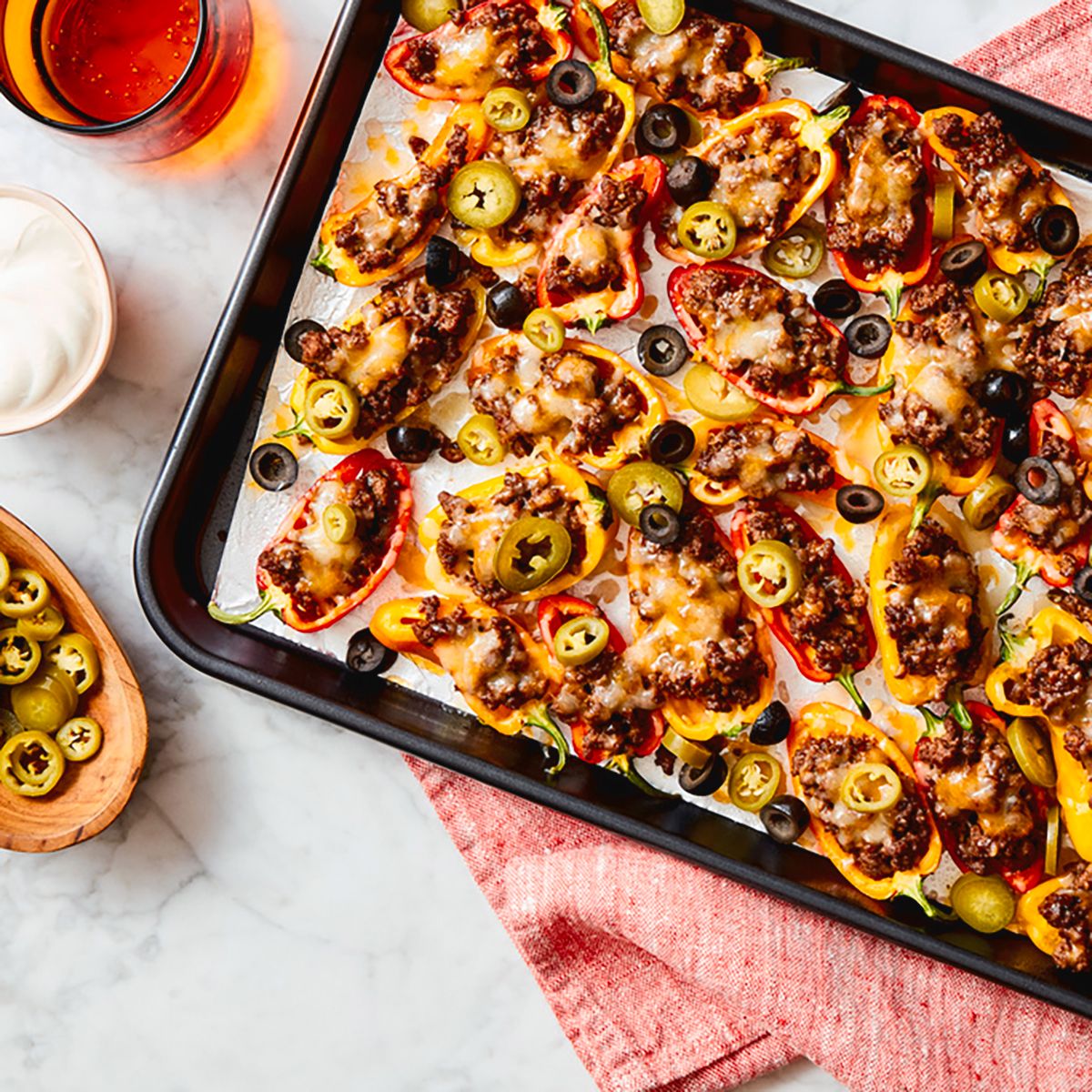 Mini Pepper Nachos - Kraft Recipe |  |