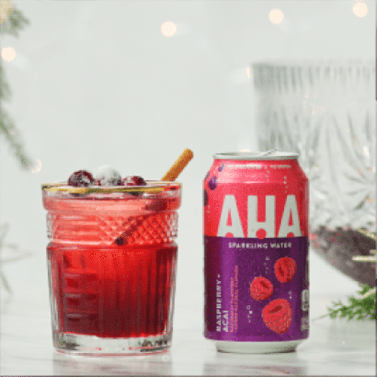 Festive Holiday Punch - AHA Seltzer Recipe |  |