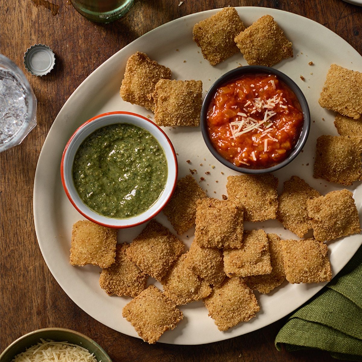 Air Fryer Toasted Ravioli with Dipping Sauces - Buitoni Recipe |  |