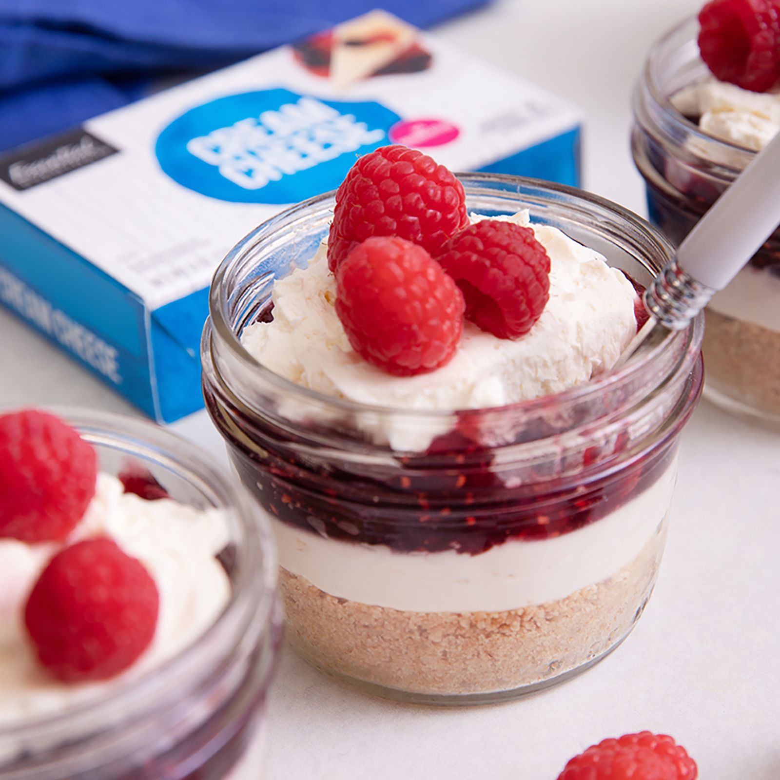 No-Bake Raspberry Cheesecake Bars - Essential Everyday Recipe |  |