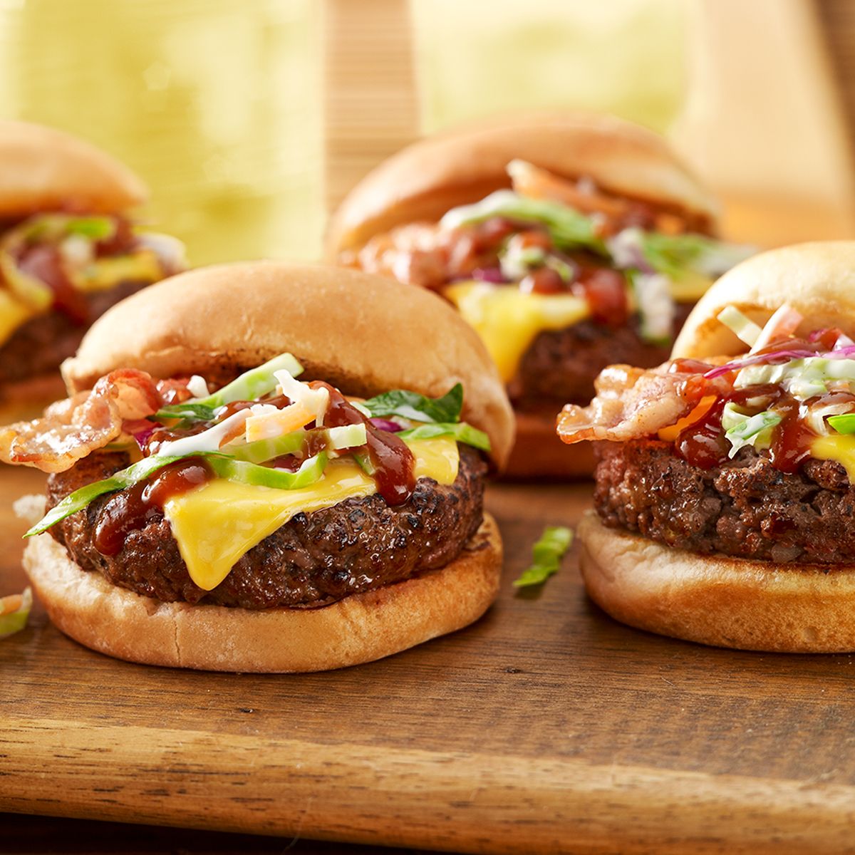 Mini Memphis-Style BBQ Burgers Recipe |  |