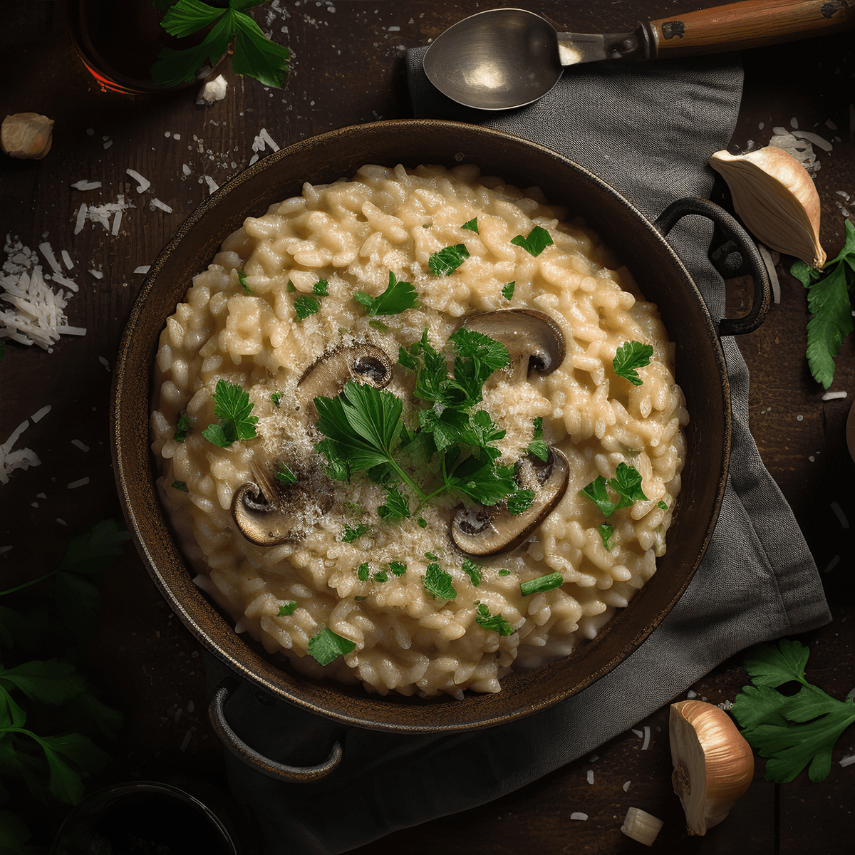 Mushroom Risotto – Urban Meadow Recipe |  |