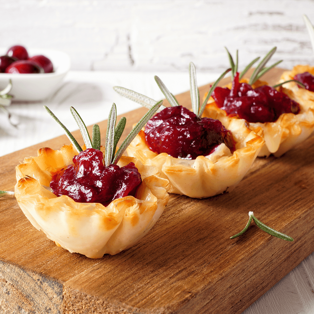 Cranberry Brie Phyllo Bites – Urban Meadow Recipe |  |