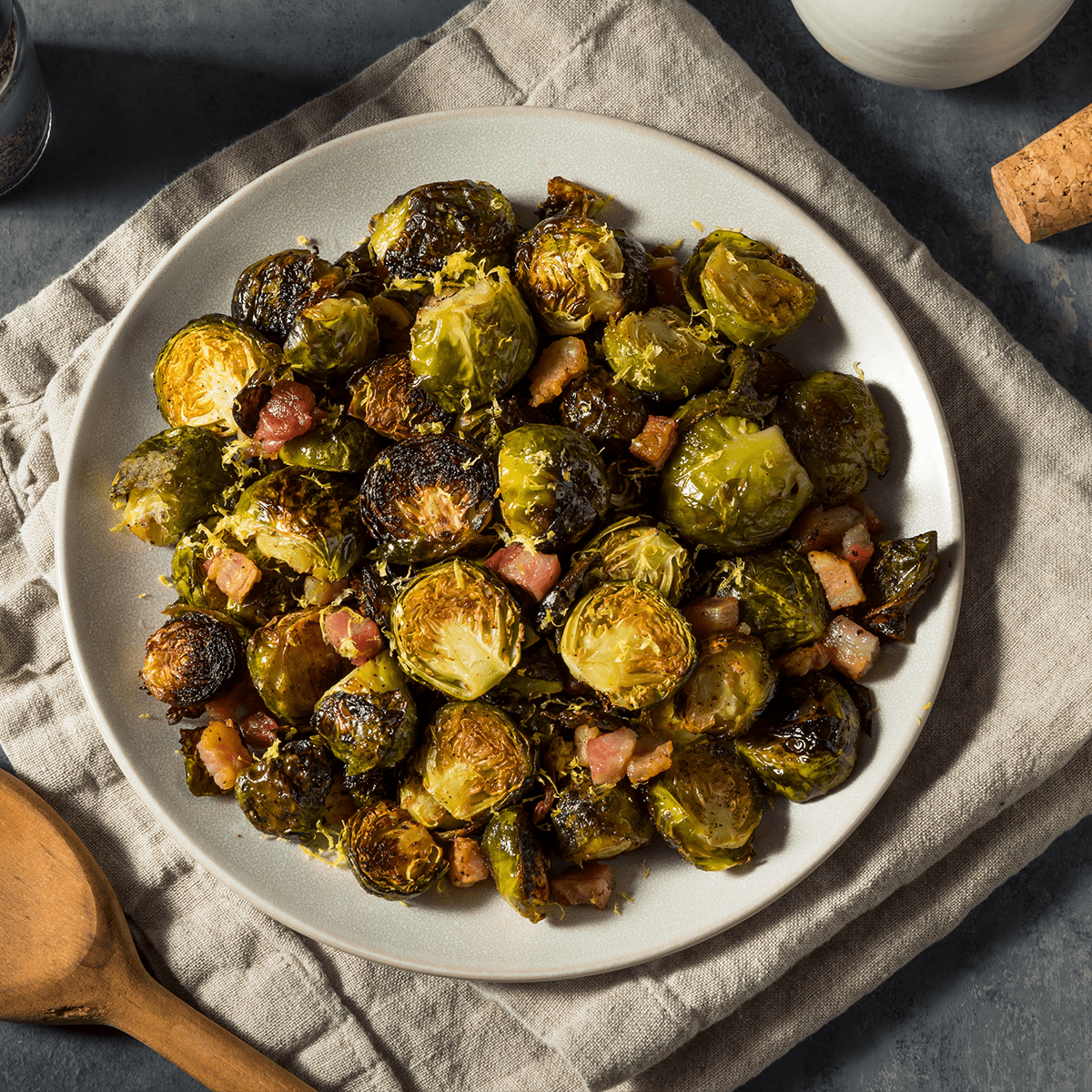 Honey Roasted Brussels Sprouts with Bacon – Urban Meadow Recipe |  |