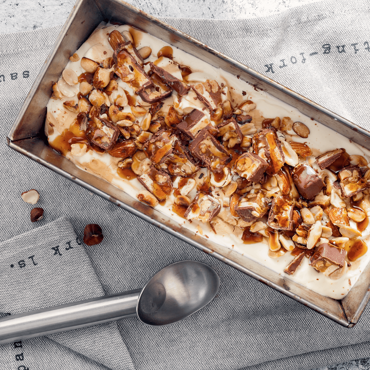 Peanut Butter Crunch Ice Cream - Oikos Triple Zero Recipe |  |