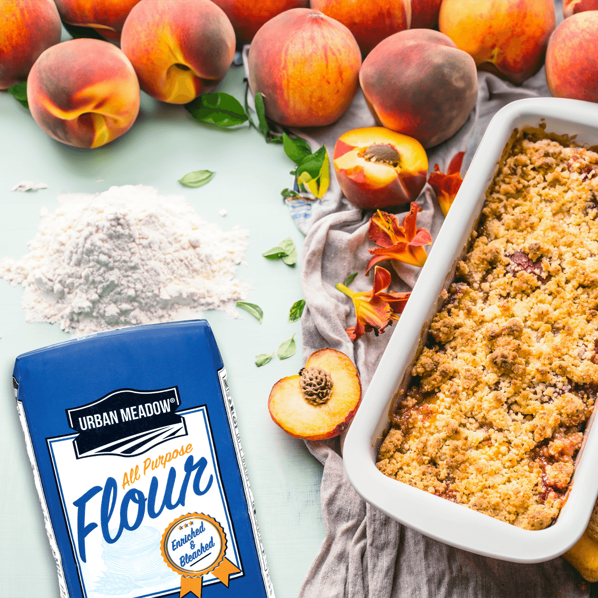 Peach Cobbler – Urban Meadow Recipe |  |