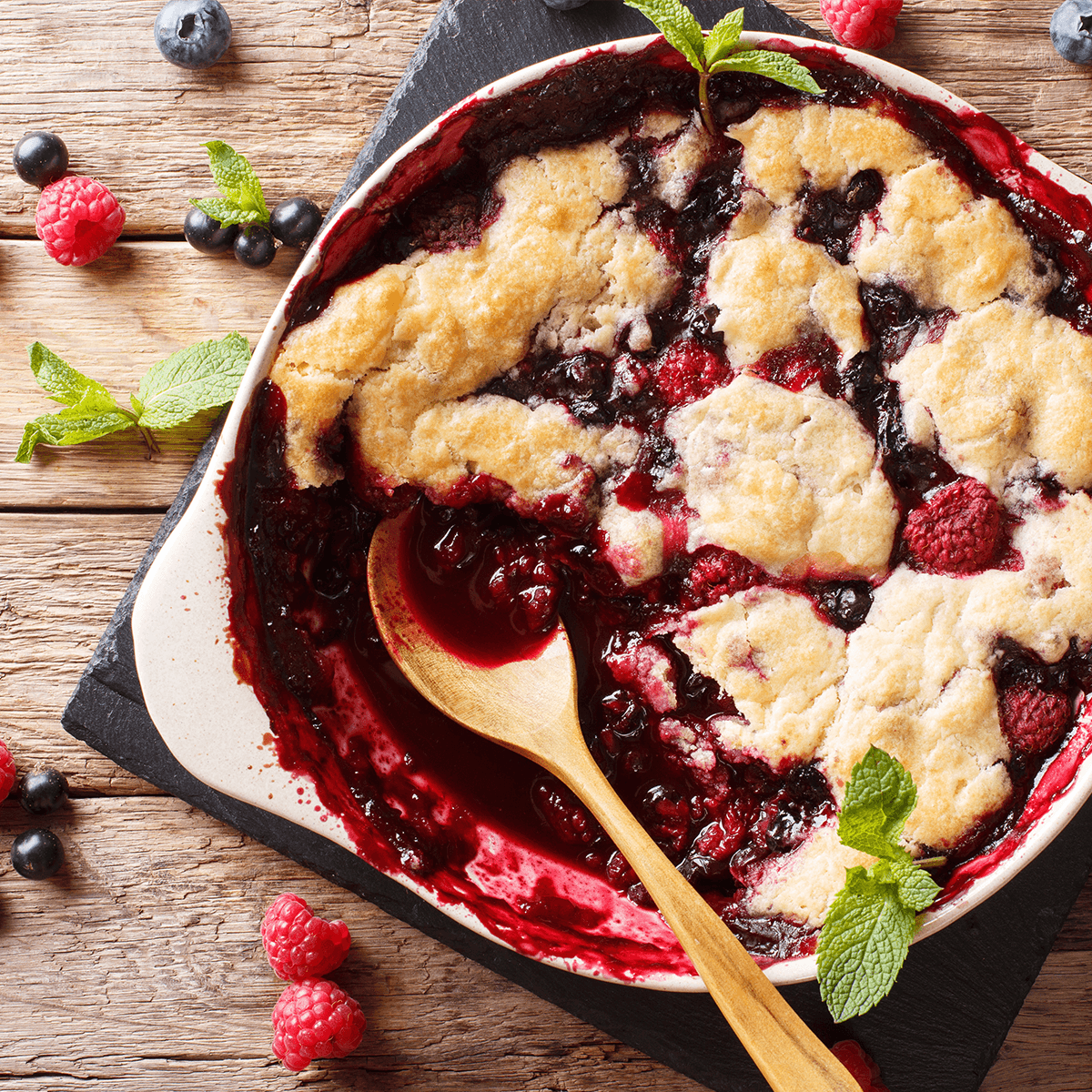 Mixed Berry Cobbler – Urban Meadow Recipe |  |