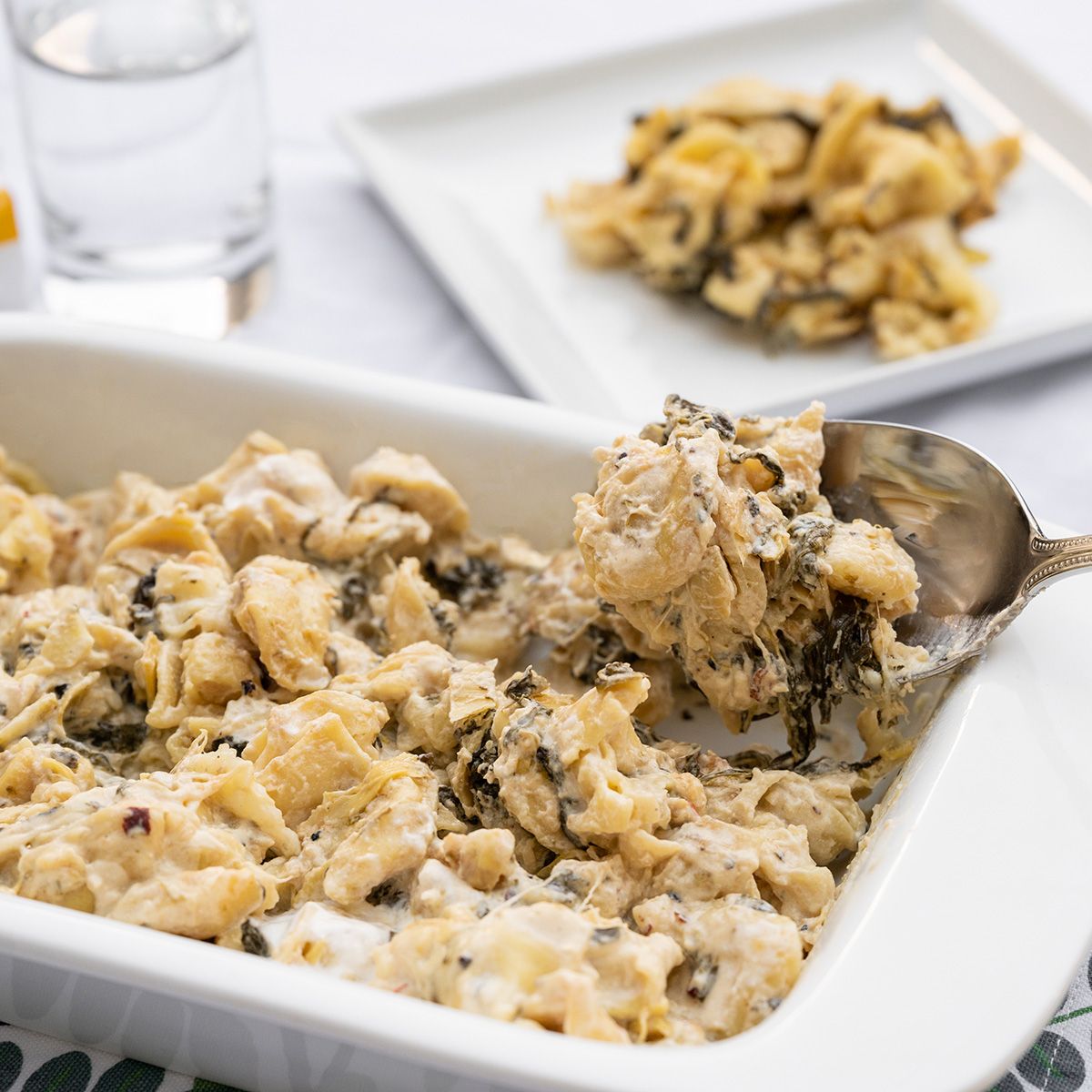 Spinach Artichoke Tortellini Bake - Rosina Celentano Recipe |  |