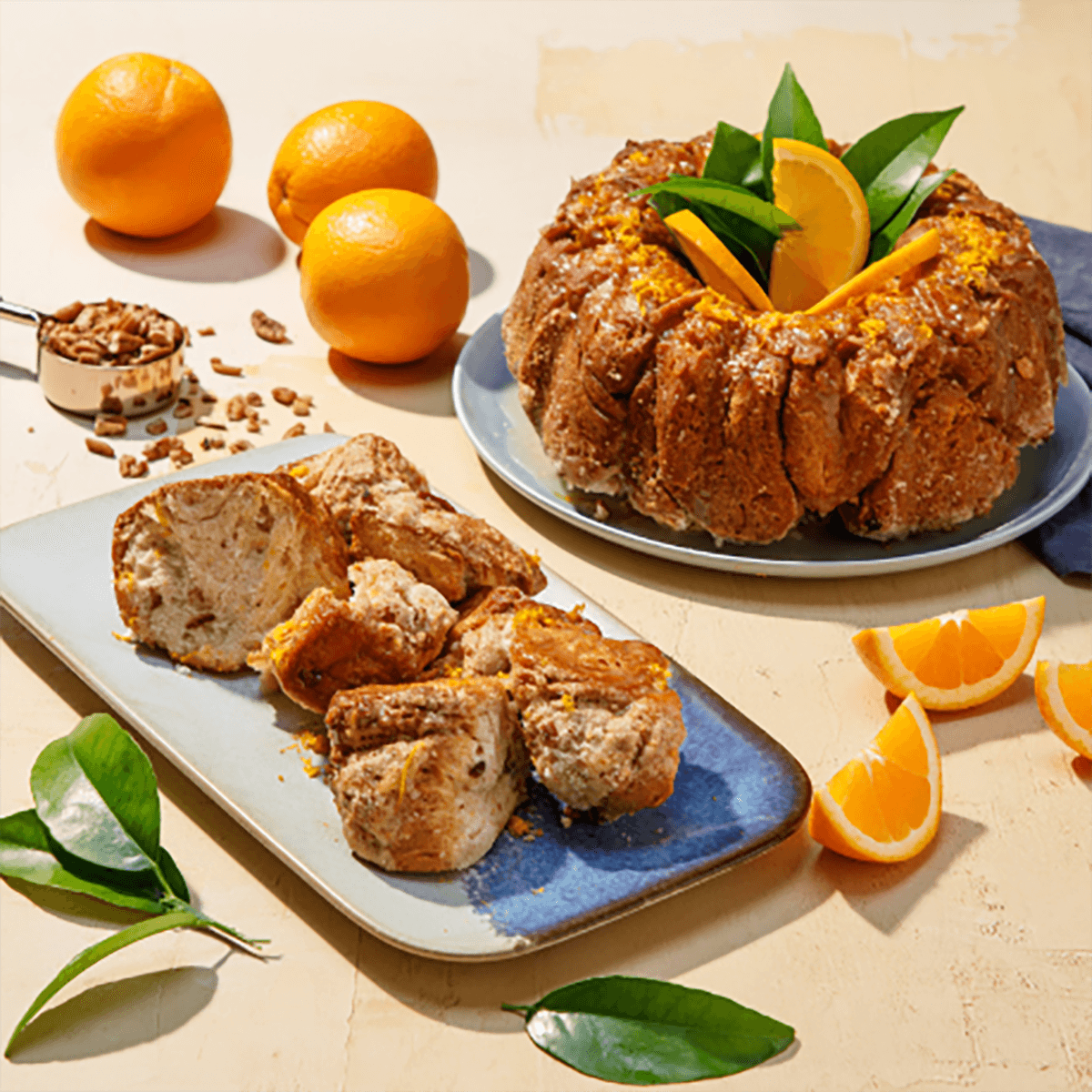 Honey Orange Pull Apart Sweet Bread Recipe