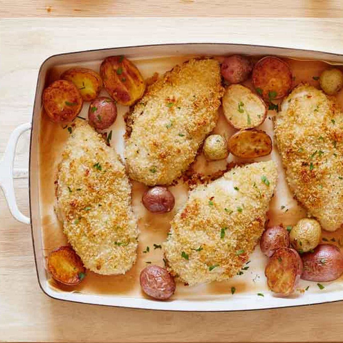 Crunchy Baked Ranch Chicken with Breadcrumbs - Hidden Valley Recipe |  |