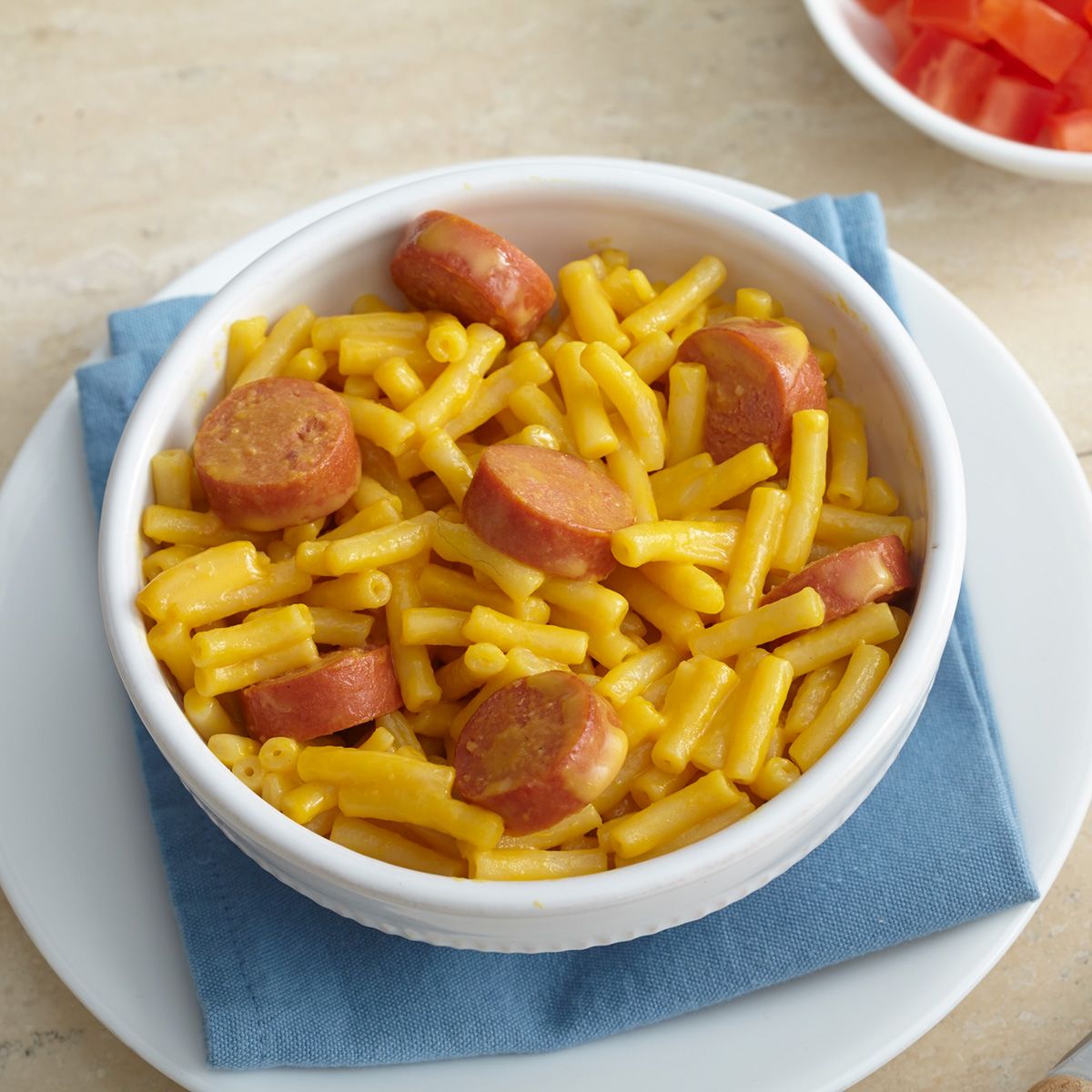 Mac &amp; Cheese Hot Dog Skillet - KraftHeinz Recipe |  |