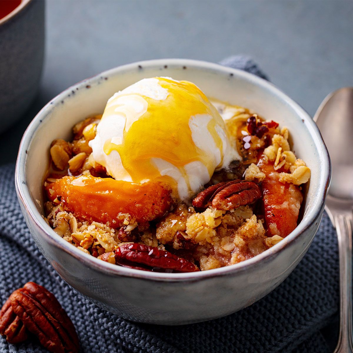 Peach Crumble - Stone Ridge Creamery Recipe |  |