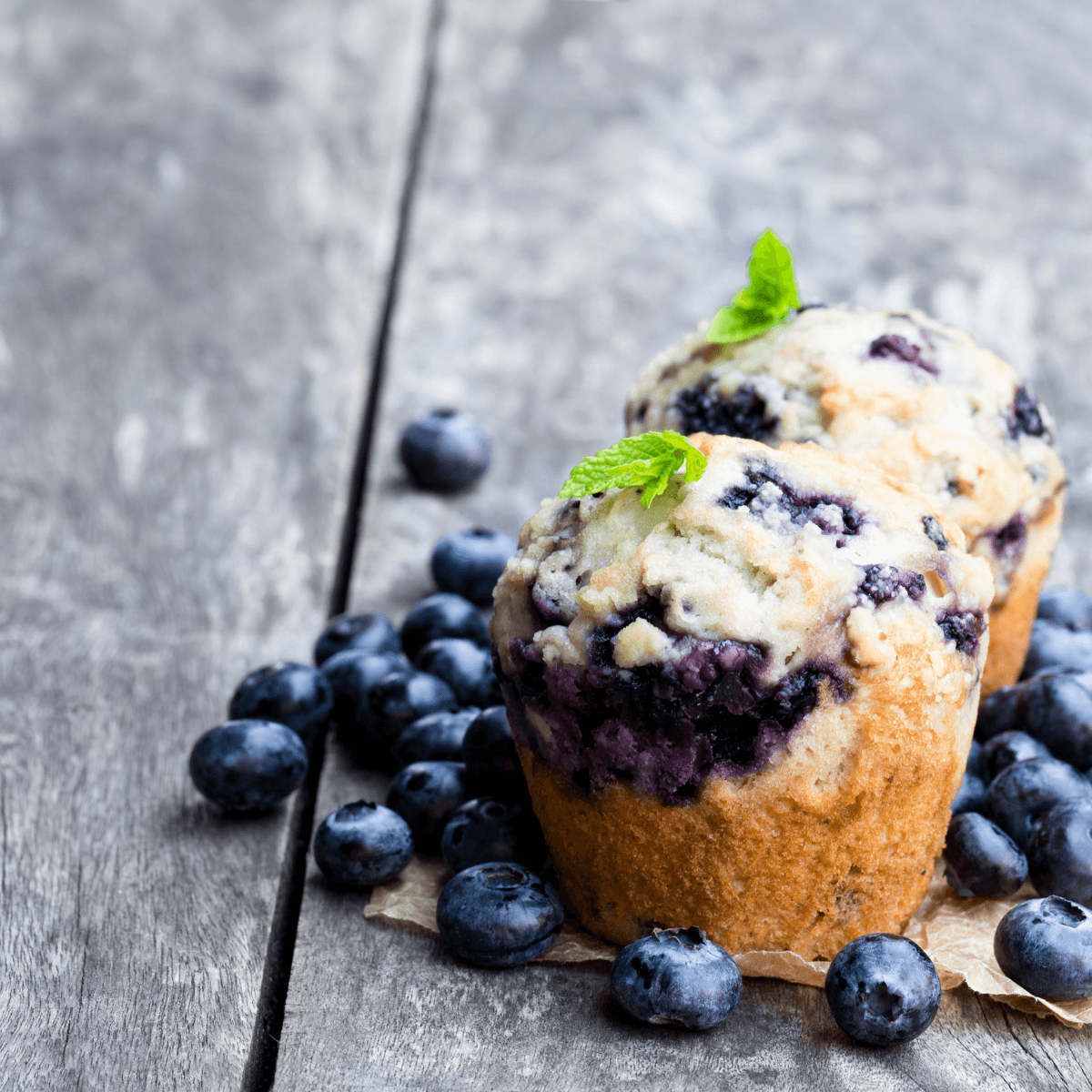 Upside Down Mini Blueberry Cakes - Urban Meadow Recipe |  |