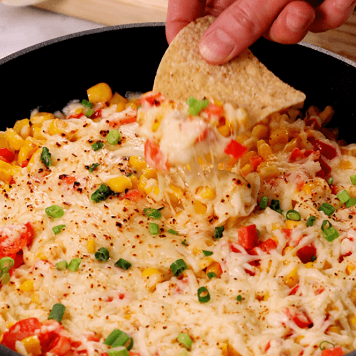 Korean Corn Cheese Skillet - Easy Home Meals Recipe |  |