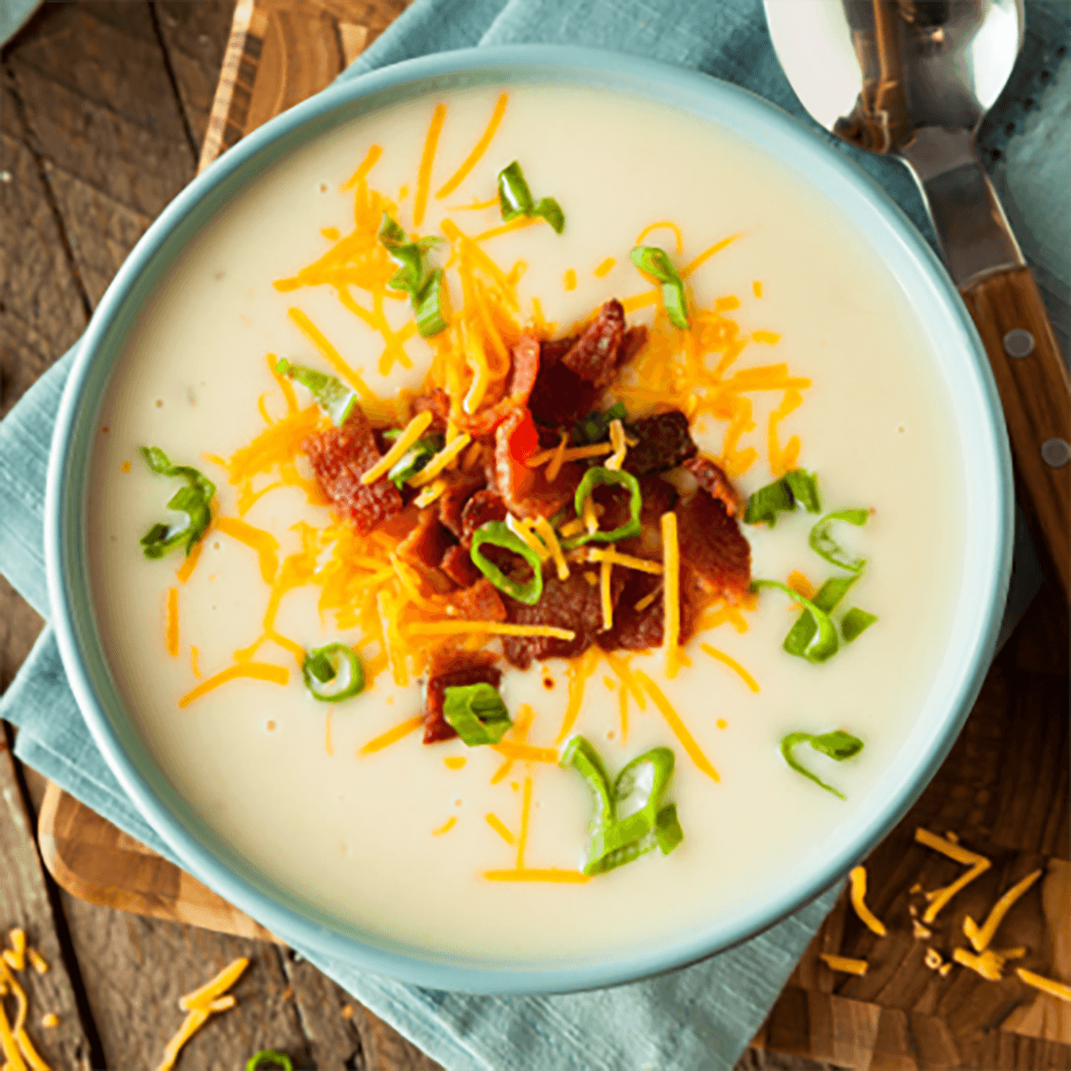 Easy Crock Pot Potato Soup - Easy Home Meals Recipe |  |