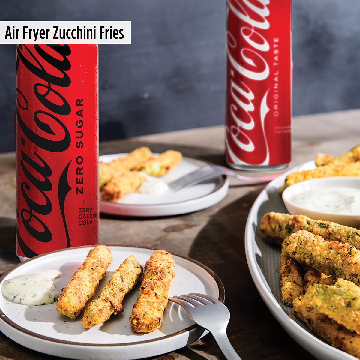 Air Fyer Zucchini Fries with Ranch - Liberty Coke Recipe |  |
