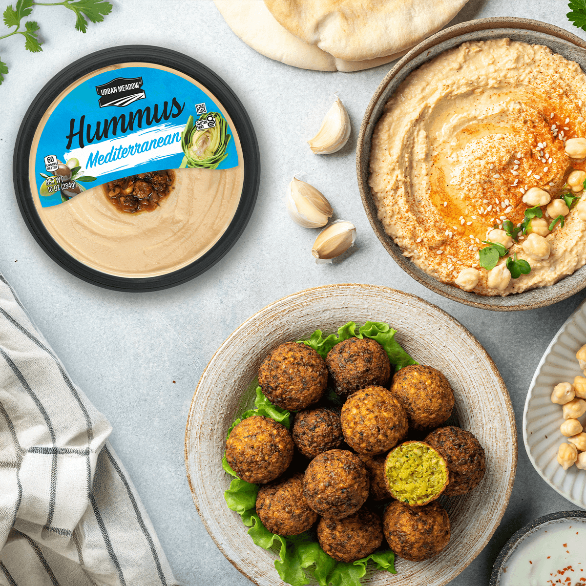 Falafel with Hummus - Urban Meadow Recipe |  |