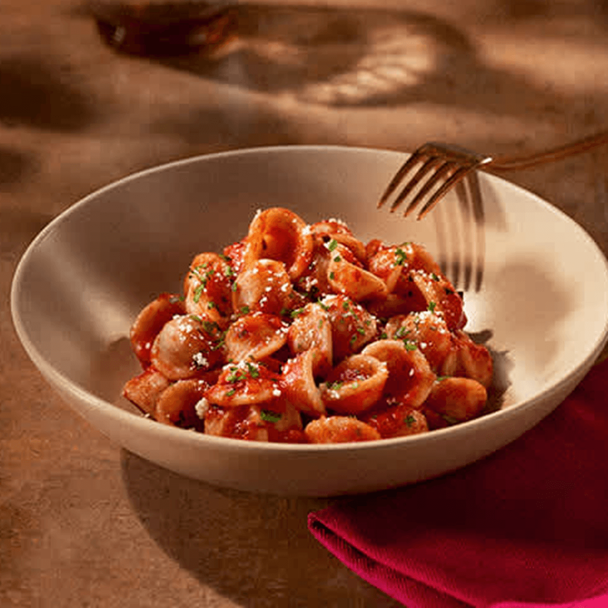 Al Bronzo® Orecchiette with Pomodoro Sauce - Barilla Recipe |  |