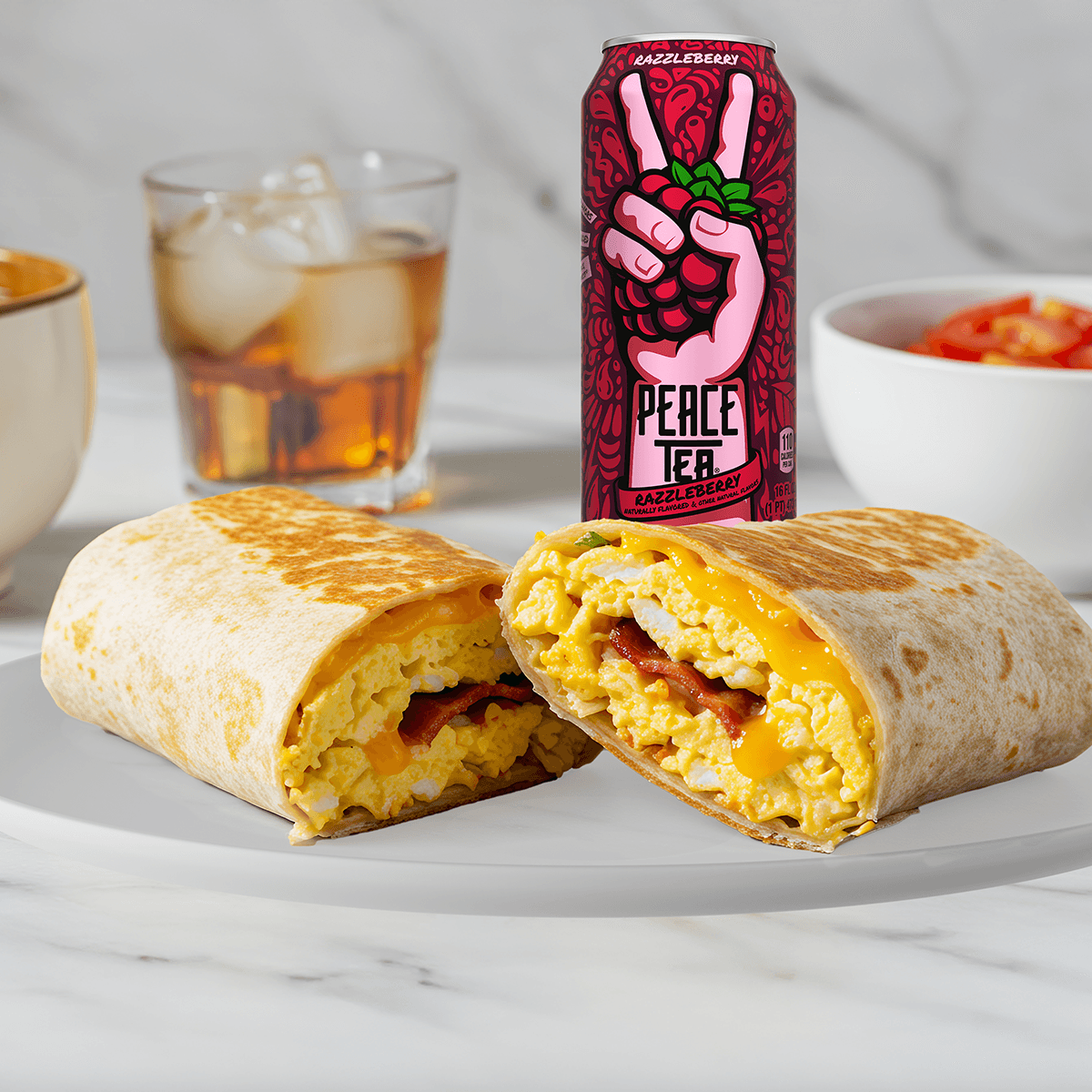 Classic Breakfast Burrito - Peace Tea Recipe |  |