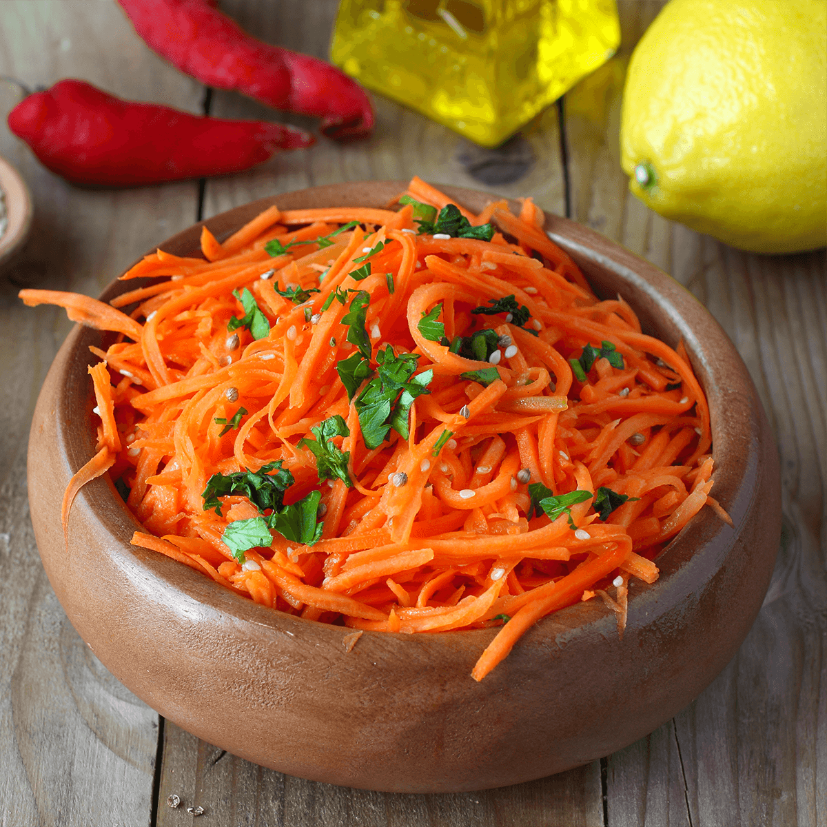 Korean Carrot Salad - Urban Meadow Recipe |  |