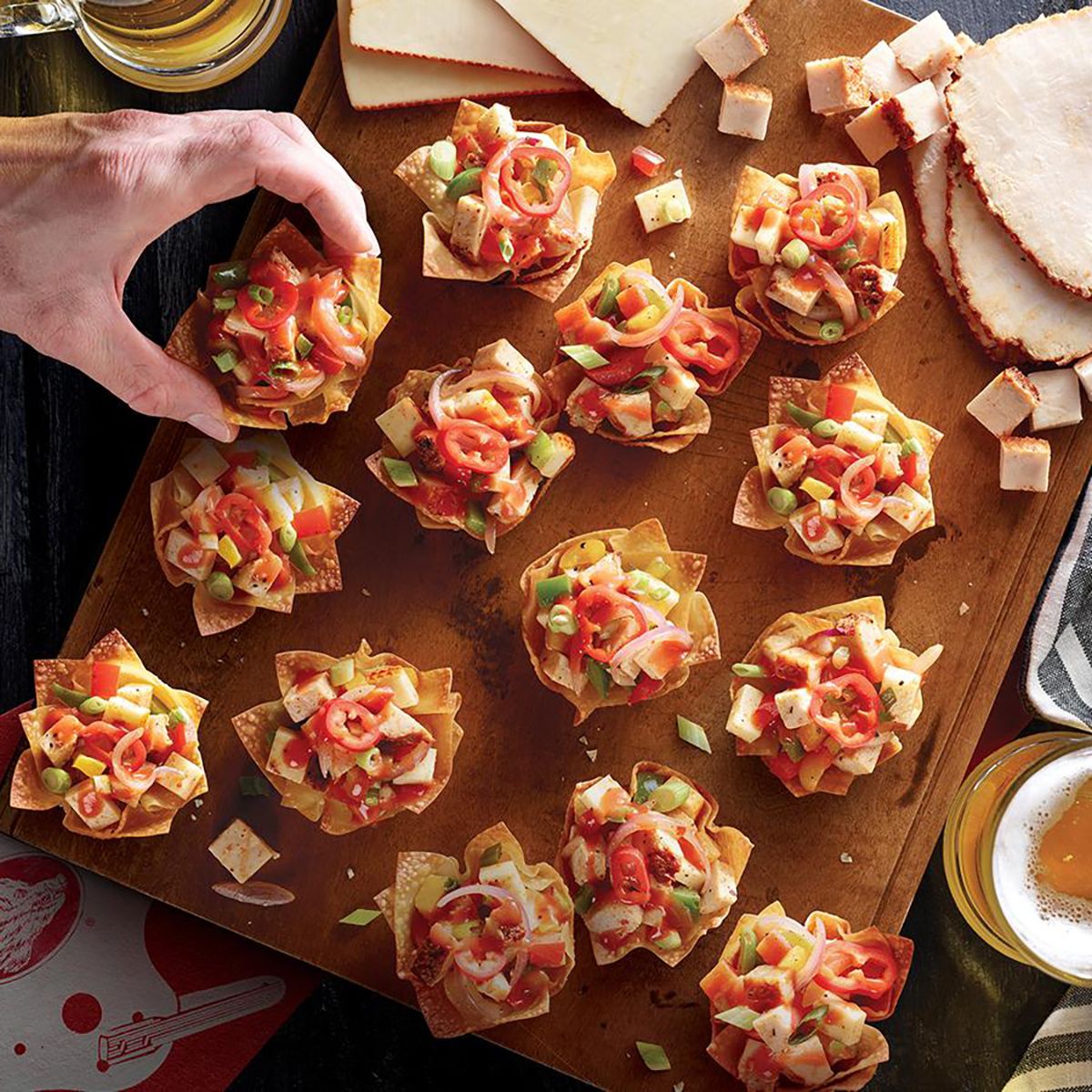 Blazing Buffalo Chicken Tortilla Cups - Boar's Head Recipe |  |