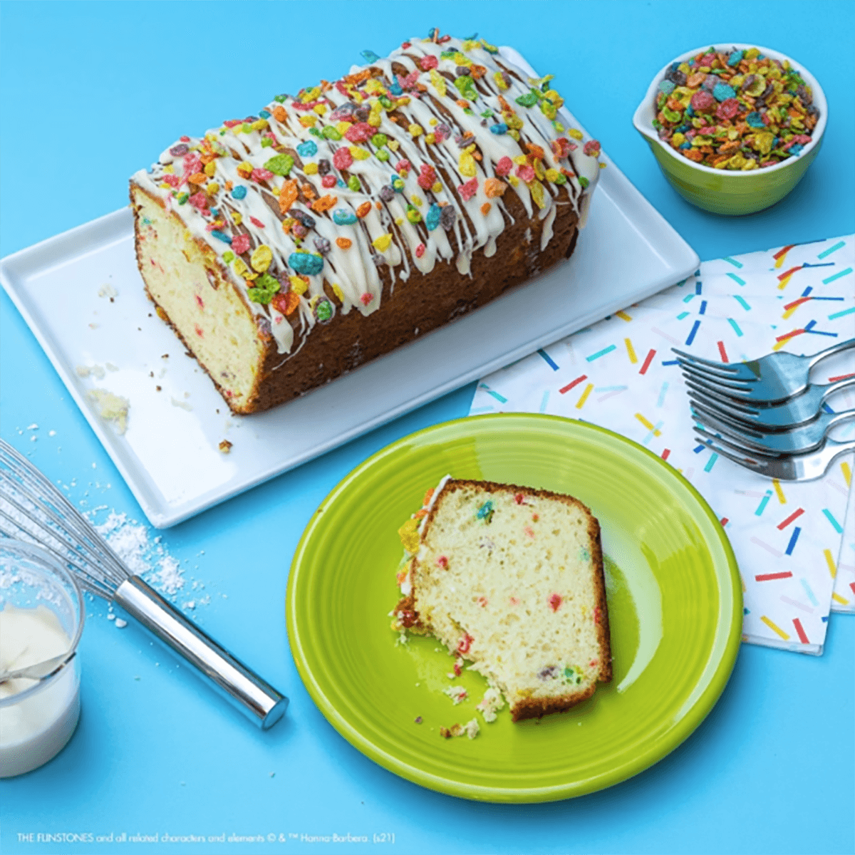 Fruity PEBBLES Cake Bread - Post Recipe |  |