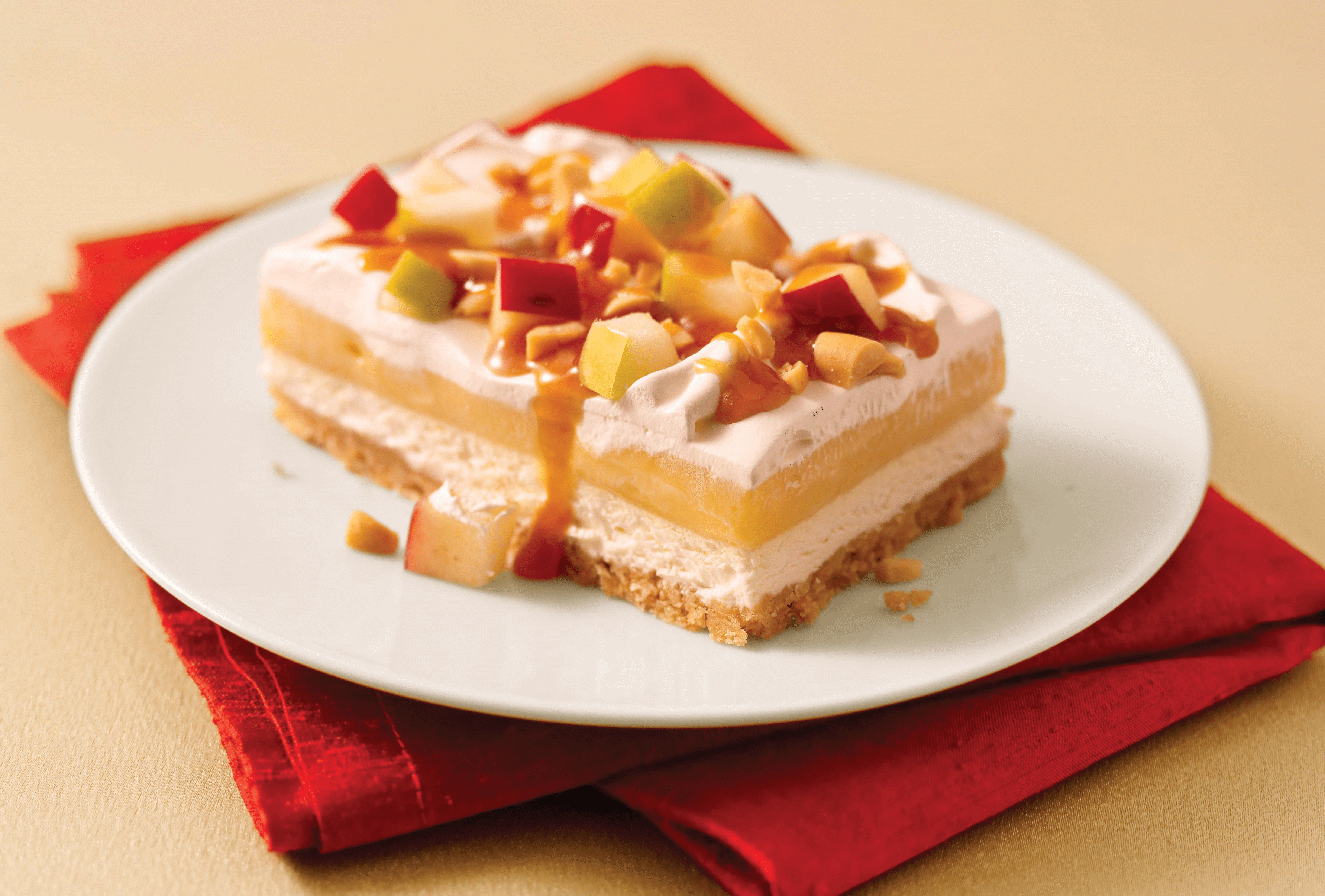 Kraft Heinz Caramel Apple Pudding Dessert Recipe | undefined | undefined
