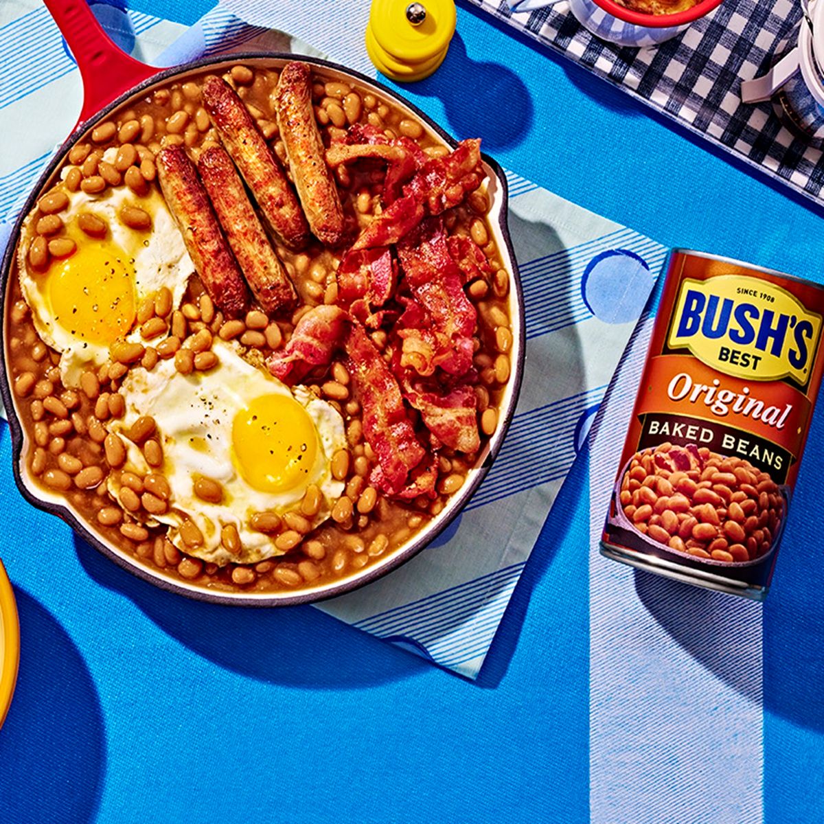 Single Skillet Smoky Bean Breakfast - Bush's Recipe |  |