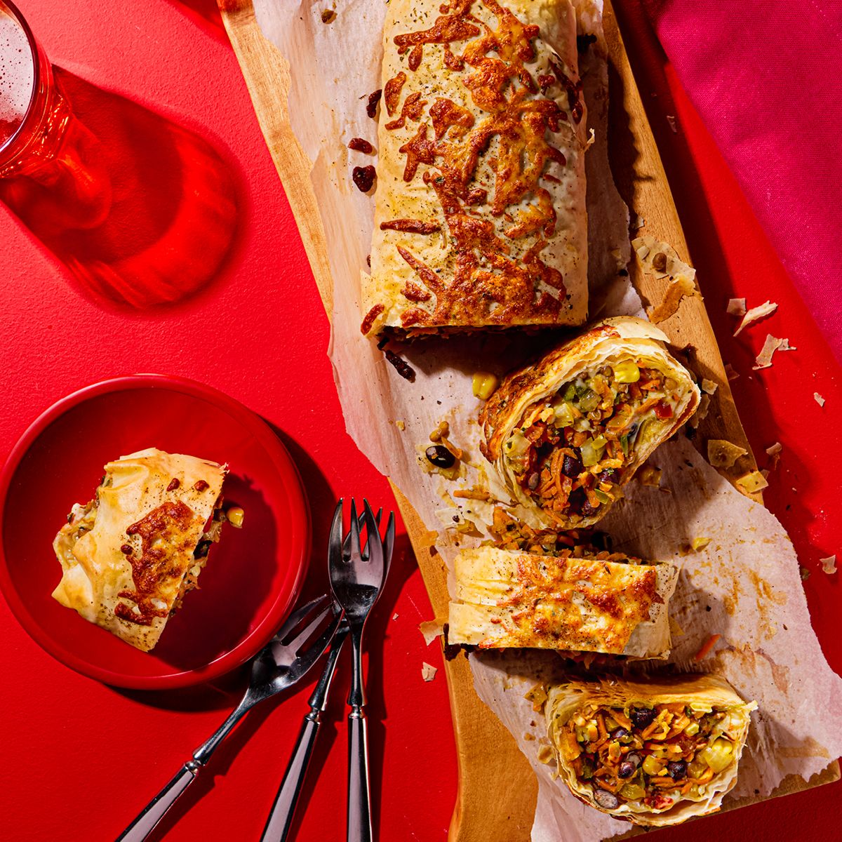 Spicy Vegetable Strudel - Wesson Recipe |  |