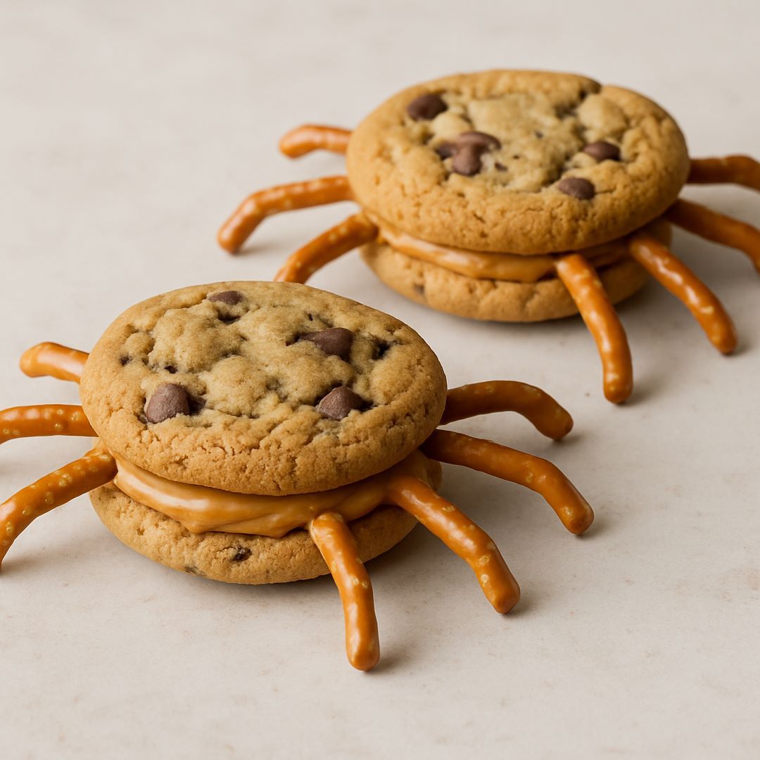 Spooky Spider Cookies image