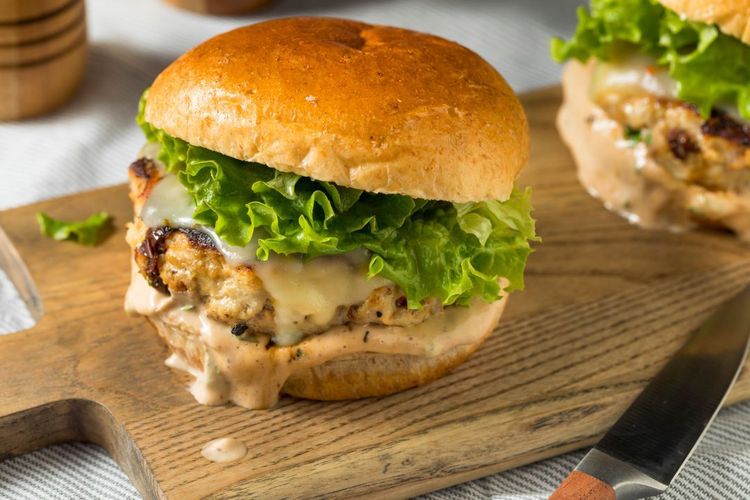 Chipotle Chicken Burgers