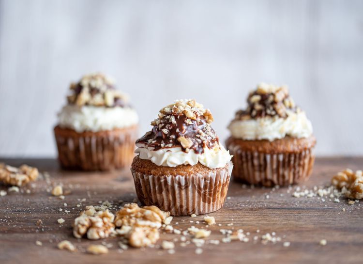 Chocolate Chunky Monkey Cupcakes