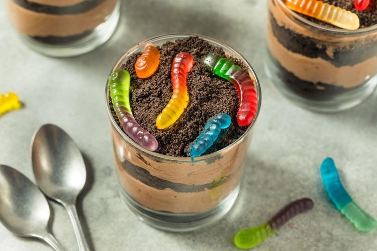 Creepy Crawlers Pudding 