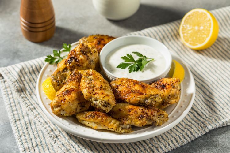 Grilled Lemon Pepper Chicken Wings