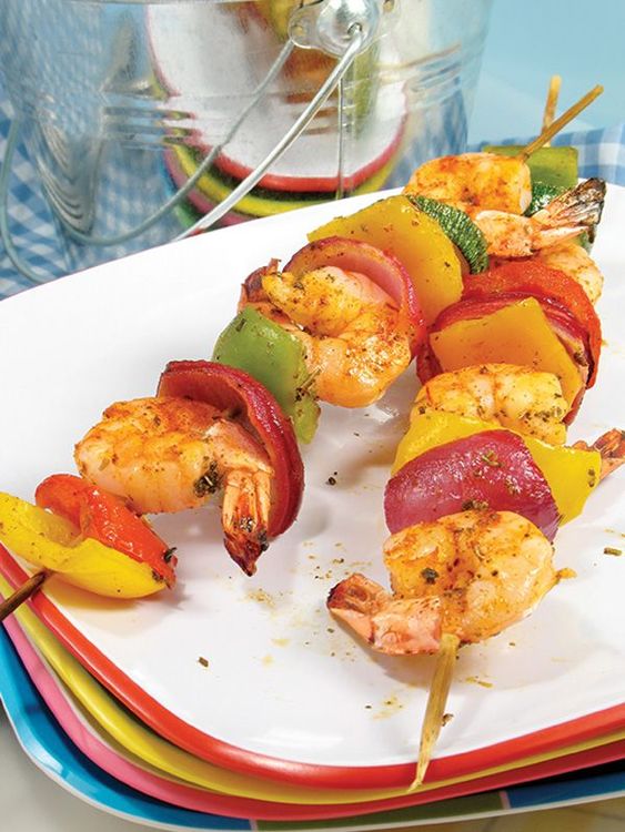 Island Spiced Shrimp Kabobs