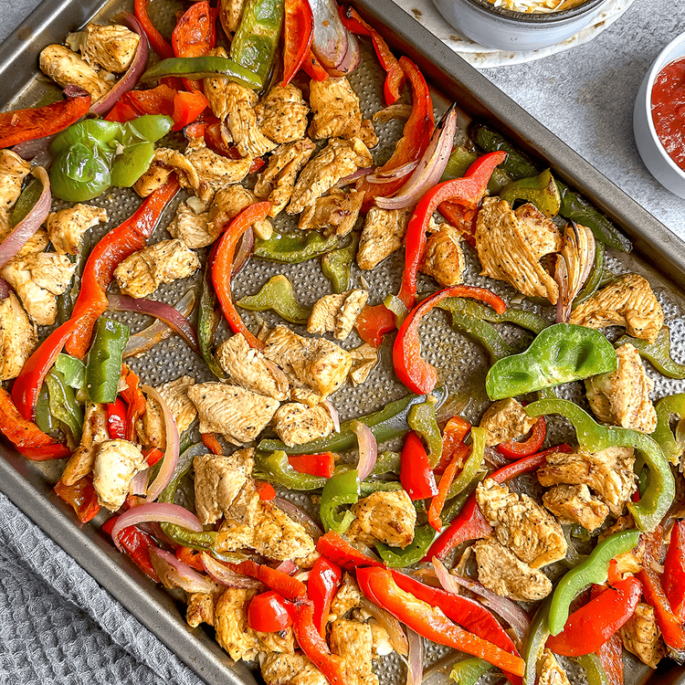 Sheet Pan Fajitas - Diamond Crystal Salt