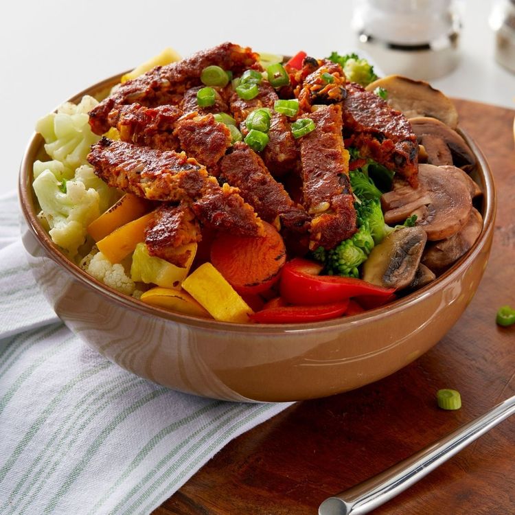 Spicy Black Bean Burger Bowl - Kellogg's®
