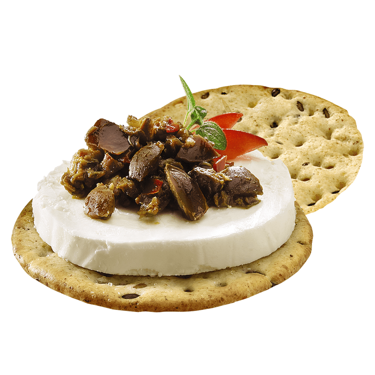 Mozzarella, Olive Tapenade and Red Pepper Snack - Dare