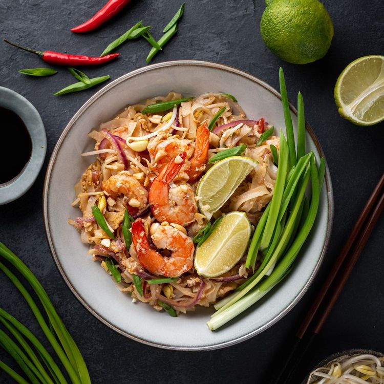 Shrimp and Peanut Butter Noodles - Urban Meadow®