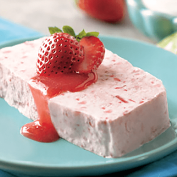 Strawberry and Lime Semifreddo
