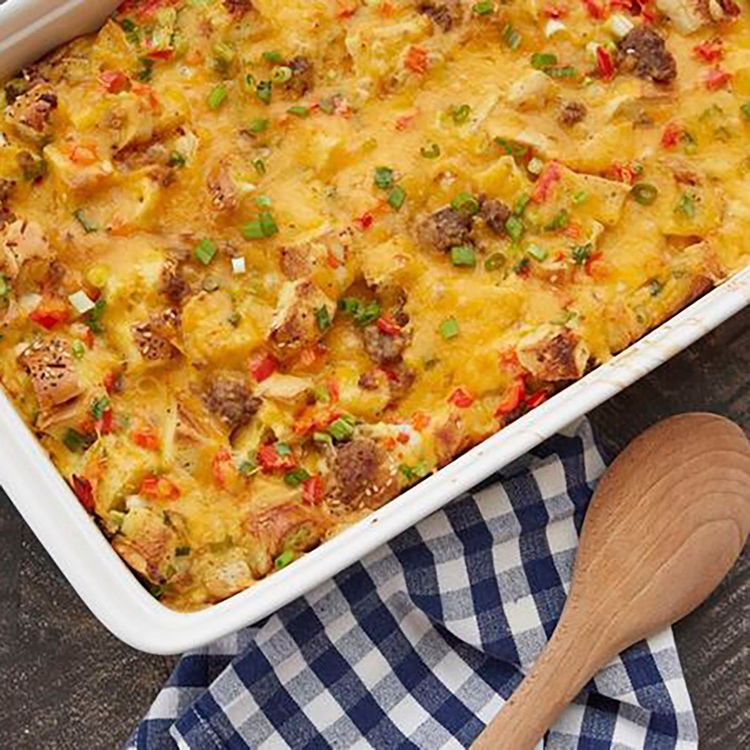 Overnight Everything Bagel Breakfast Casserole - Pillsbury